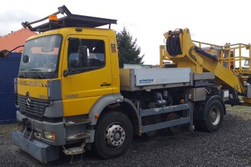 Pojazd dwudrogowy podnośnik koszowy MERCEDES BENZ ATEGO 1828