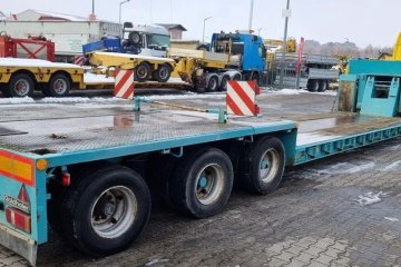 Rozciągana naczepa niskopodwoziowa Tiefbett